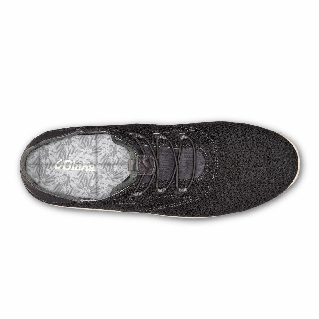 Olukai Men's Alapa LI Sneaker - Black / Dark Shadow US148-072